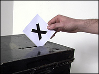Persona Votando
